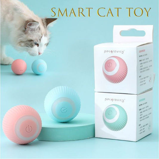 Smart Automatic Rolling Electric Ball Cat Toy 