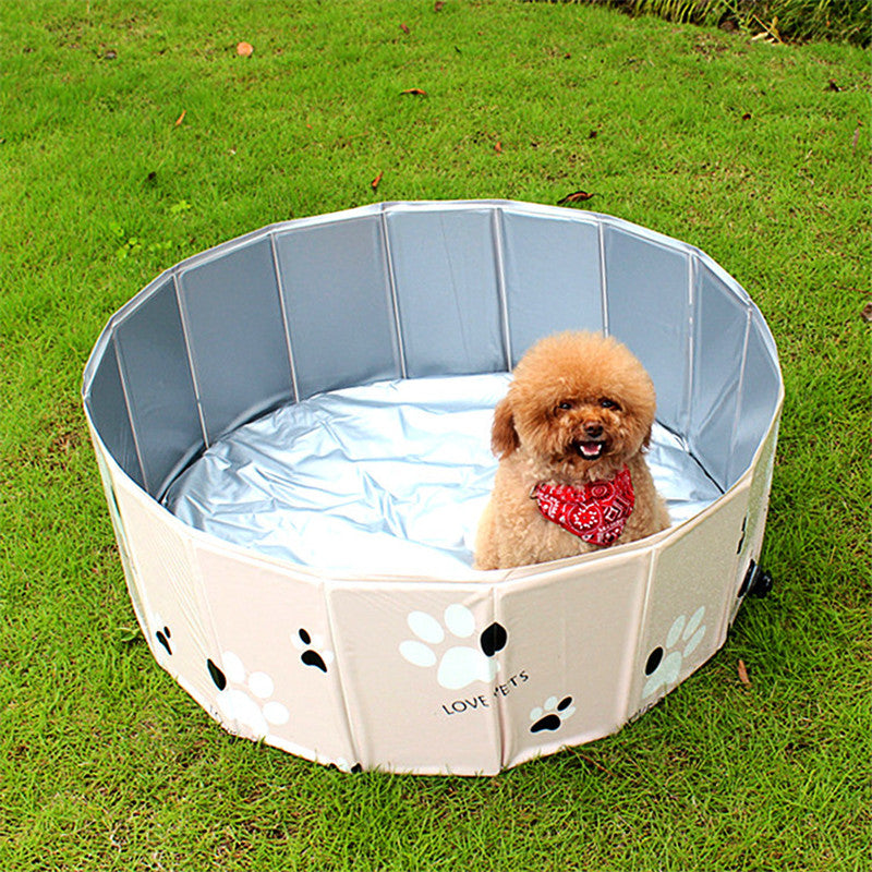 PVC Folding Bathtub Dog Bathtub Pet Products - The Wholesale Cove