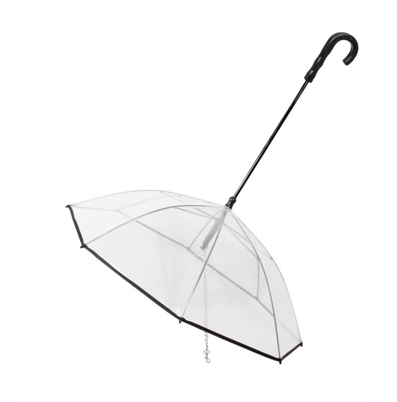 Transparent Pet Umbrella Dog Umbrella Pet Products - The Wholesale Cove