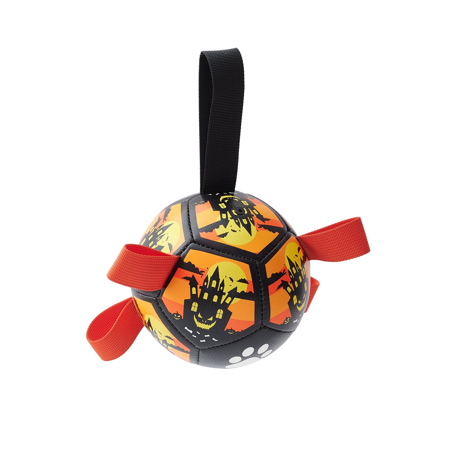 Dog Soccer Balls Toy With Sraps Halloween Christmas Gift For Pets Puppy Birthday Toy Interactive Toys For Tug Of War Water Toys - The Wholesale Cove