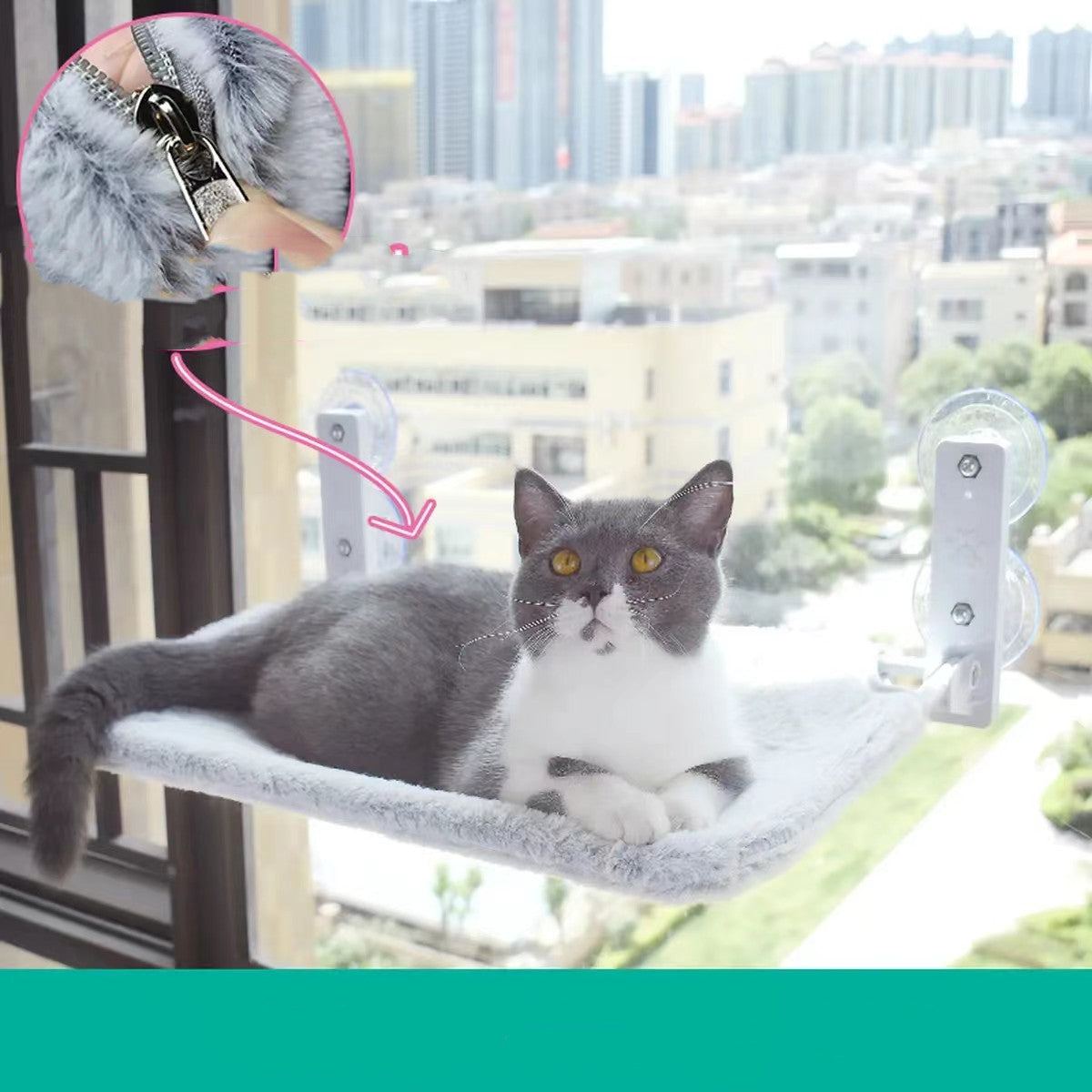 Cat Suction Cup Window Glass Hammock Pet Cat Pets Products - The Wholesale Cove