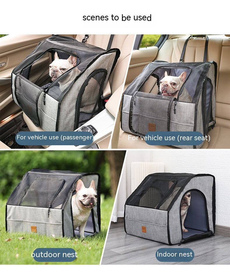 Pet Car Supplies Dog Dog Cage Nest Go Out Portable - The Wholesale Cove