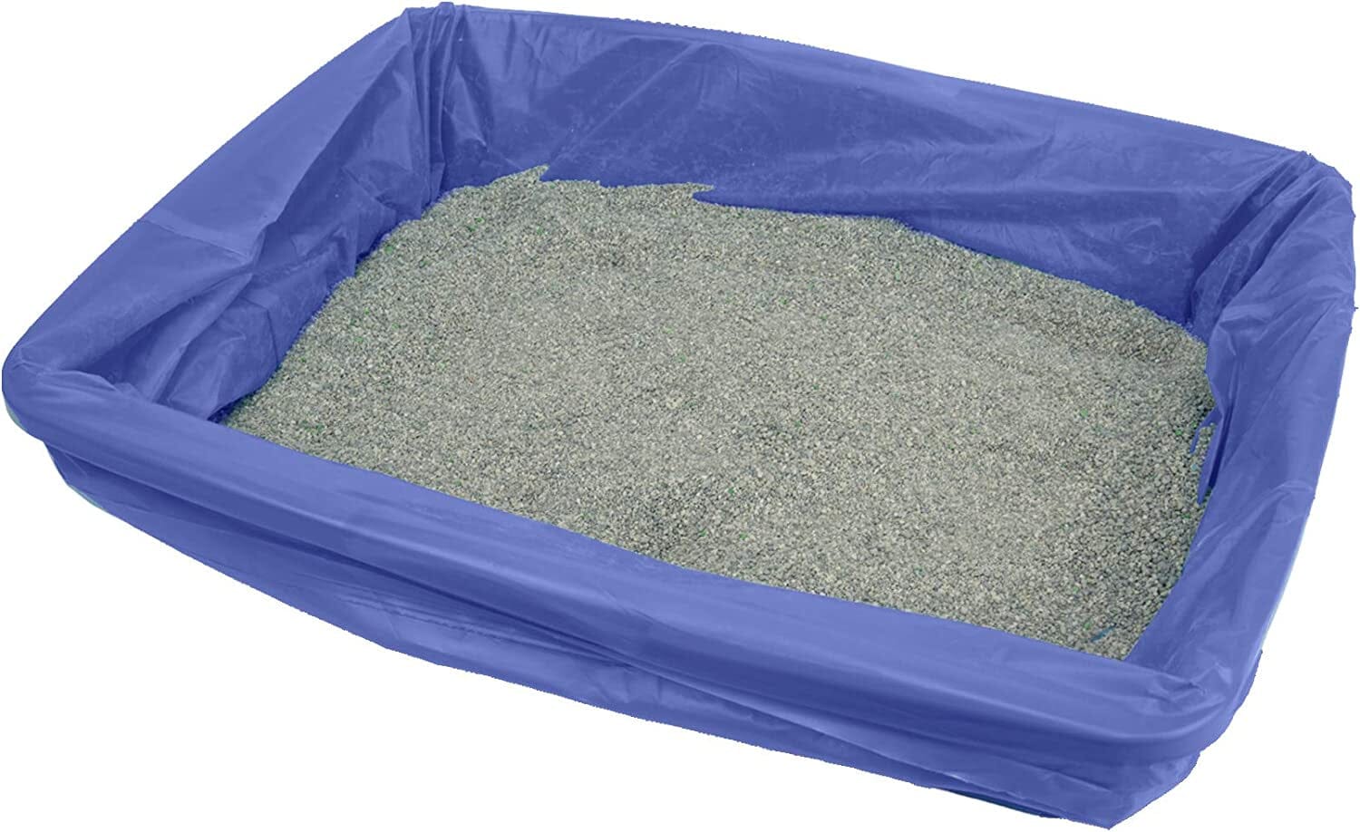 Fresh Step Drawstring Cat Litter Box Liners, Fresh Scent, Size Large, 30" X 17" - 7 Count | Kitty Litter Bags, Cat Litter Liners for All Cats to Keep Your Home Clean The Wholesale Cove 