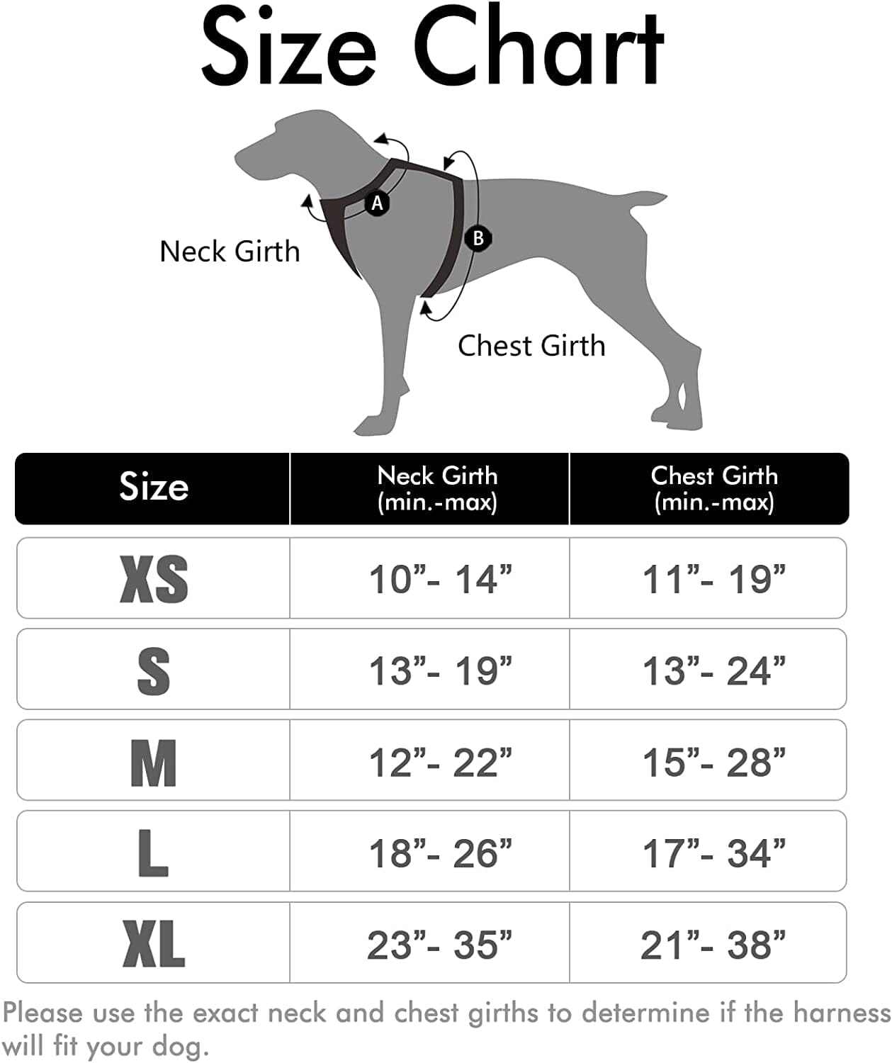 Rabbitgoo Dog Harness, No-Pull Pet Harness with 2 Leash Clips, Adjustable Soft Padded Dog Vest, Reflective No-Choke Pet Oxford Vest with Easy Control Handle for Large Dogs, Black, XL The Wholesale Cove 